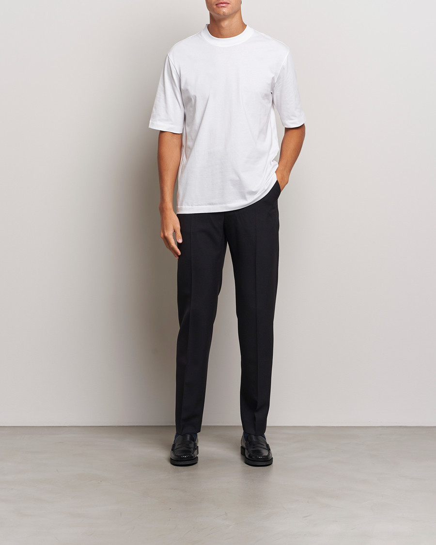 Herren | T-Shirts | Filippa K | Mock Neck T-Shirt White