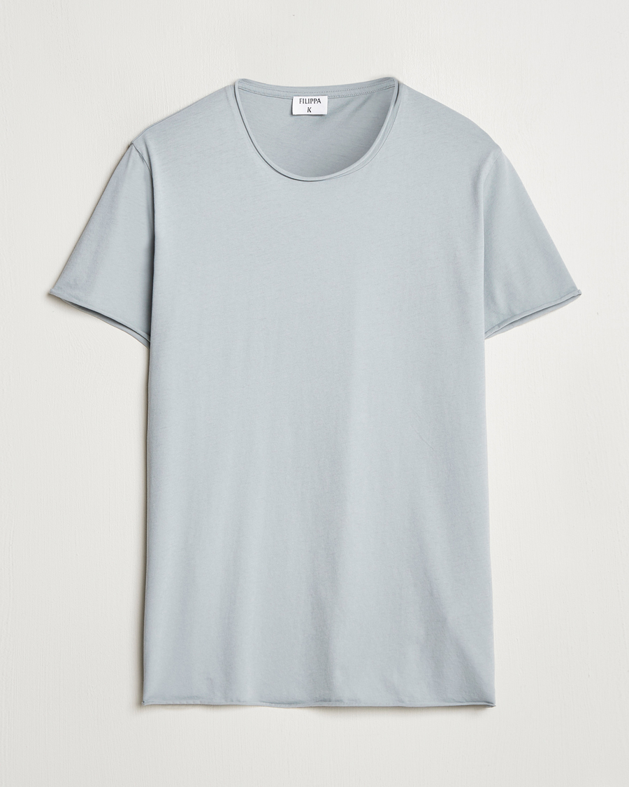 Herren | T-Shirts | Filippa K | Roll Neck Crew Neck T-Shirt Thunderstorm