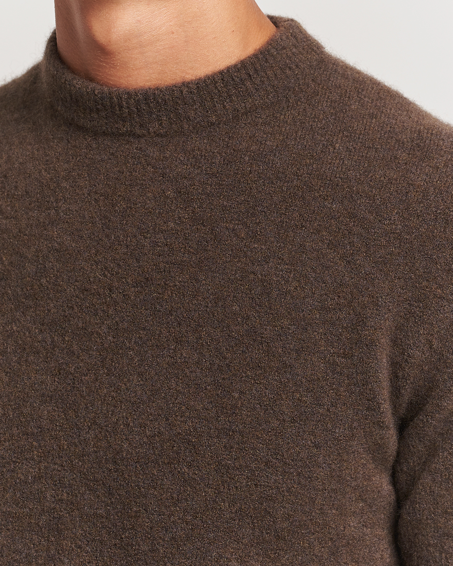 Herren | Pullover | Filippa K | Yak Knitted Sweater Driftwood