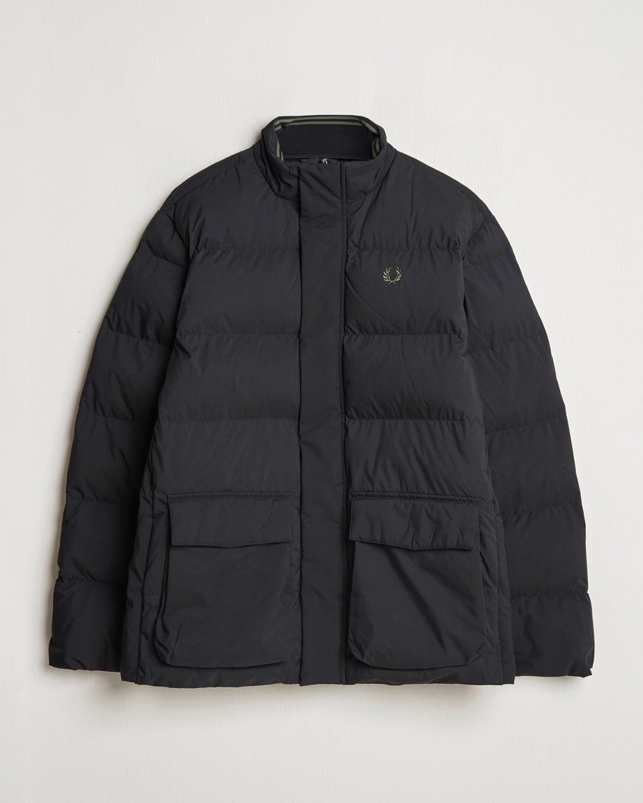 Herren | Jacken | Fred Perry | Padded Pocket Down Jacket Black