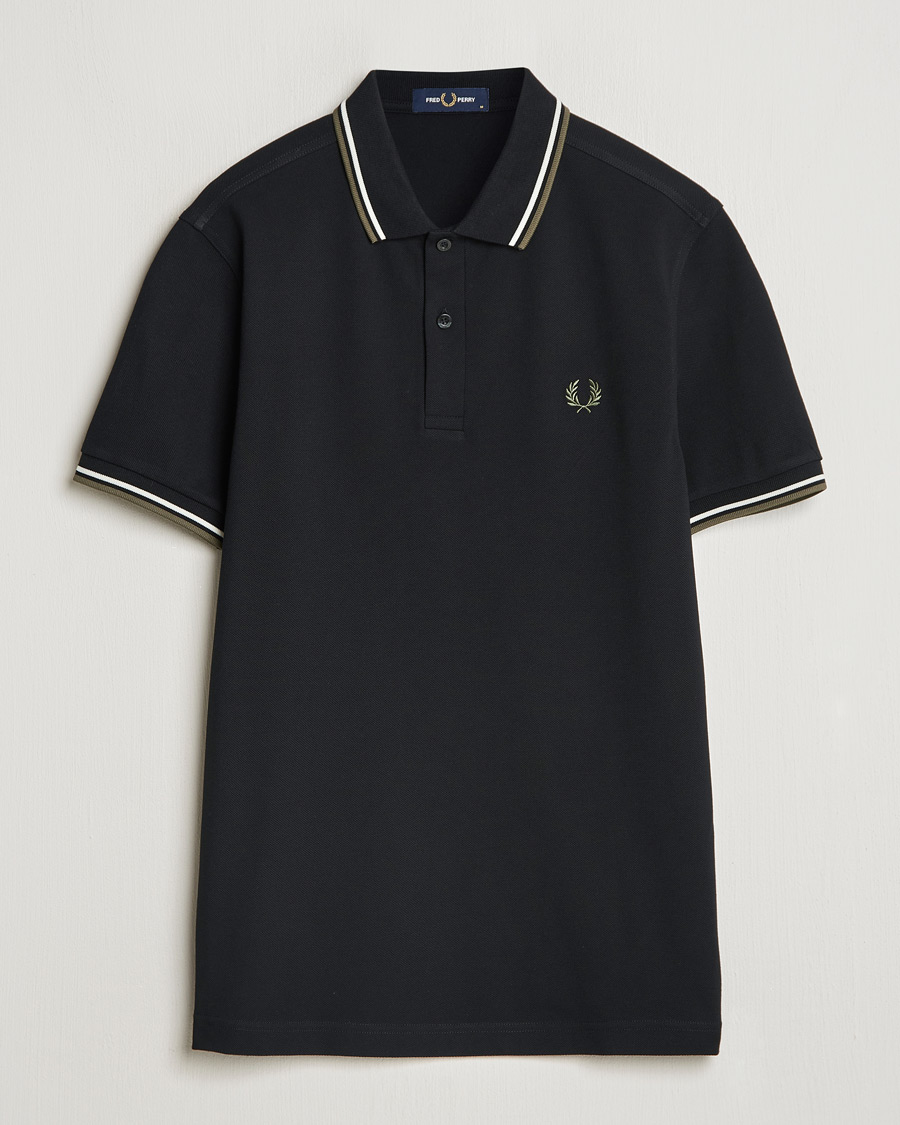 Herren | Poloshirts | Fred Perry | Twin Tipped Polo Shirt Black