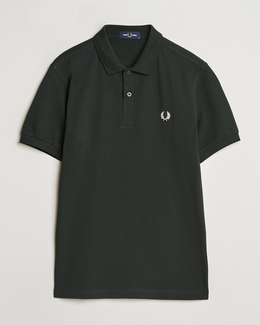 Herren | Poloshirts | Fred Perry | Plain Polo Shirt Night Green