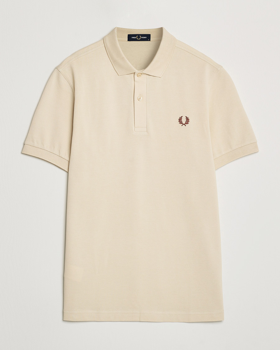 Herren | Poloshirts | Fred Perry | Plain Polo Shirt Oatmeal