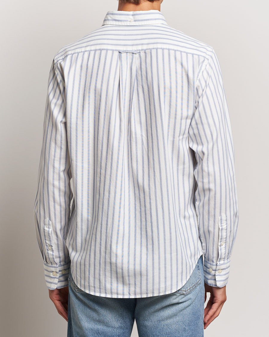 Herren | Hemden | GANT | Archive Oxford Stripe Shirt Egg Shell