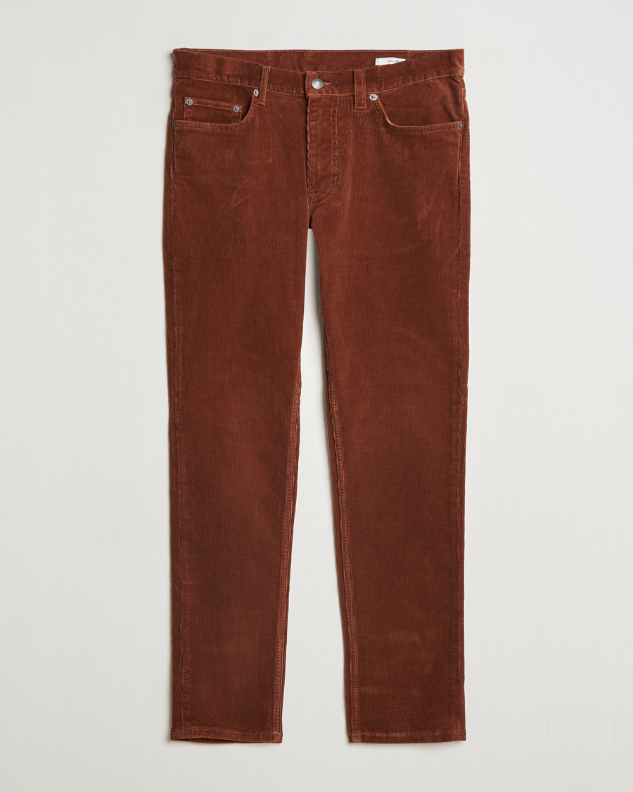 Herren | Hosen | Gant | Cord 5-Pocket Jeans Chocolate Brown