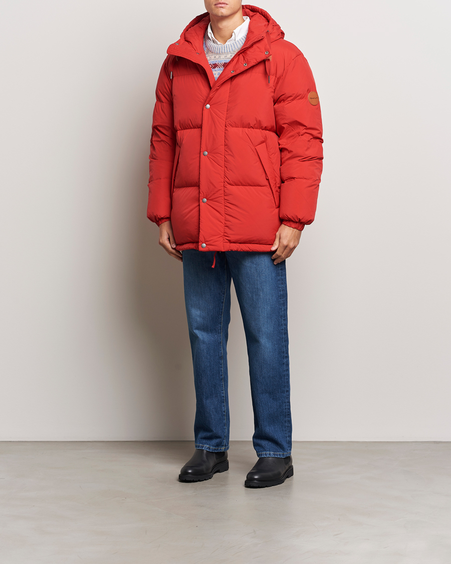 Herren | Jacken | GANT | Expedition Down Puffer Ruby Red