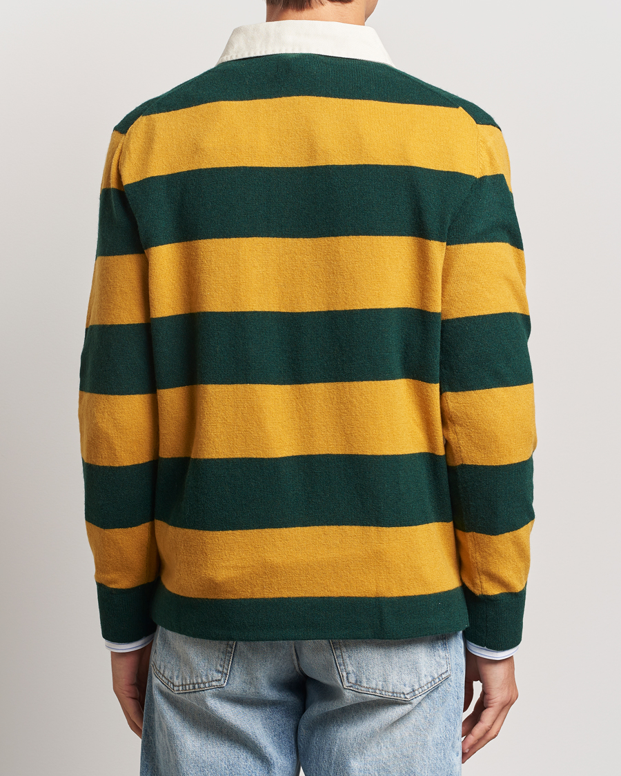 Herren | Pullover | GANT | Extra Fine Lambswool Striped Rugger Tartan Green