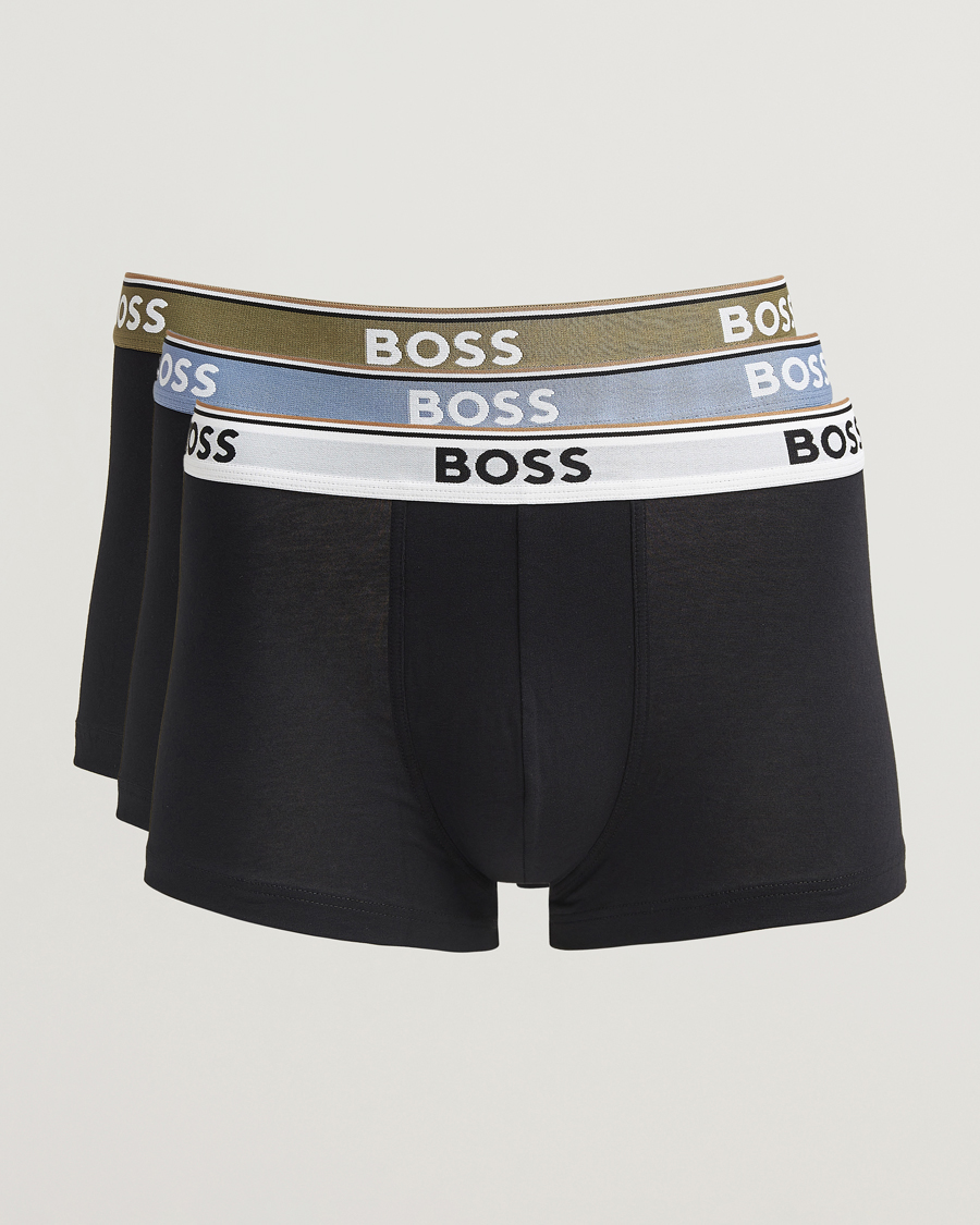 Herren | Unterwäsche | BOSS BLACK | 3-Pack Trunk Black White