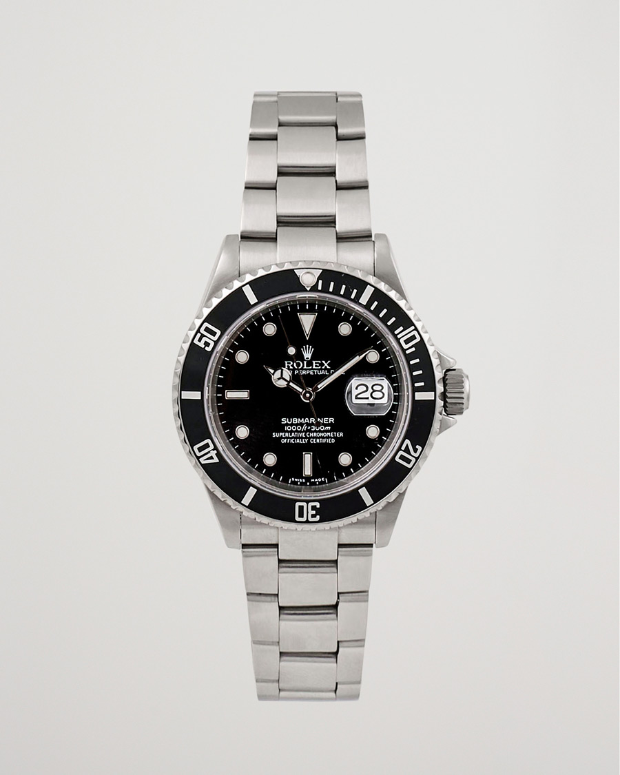 Herren | Rolex Pre-Owned Submariner 16610 Silver | Rolex Pre-Owned | Submariner 16610 Silver