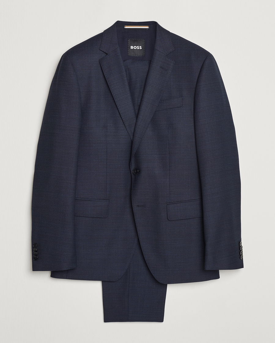 Herren | Anzüge | BOSS BLACK | Huge Wool Suit Open Blue