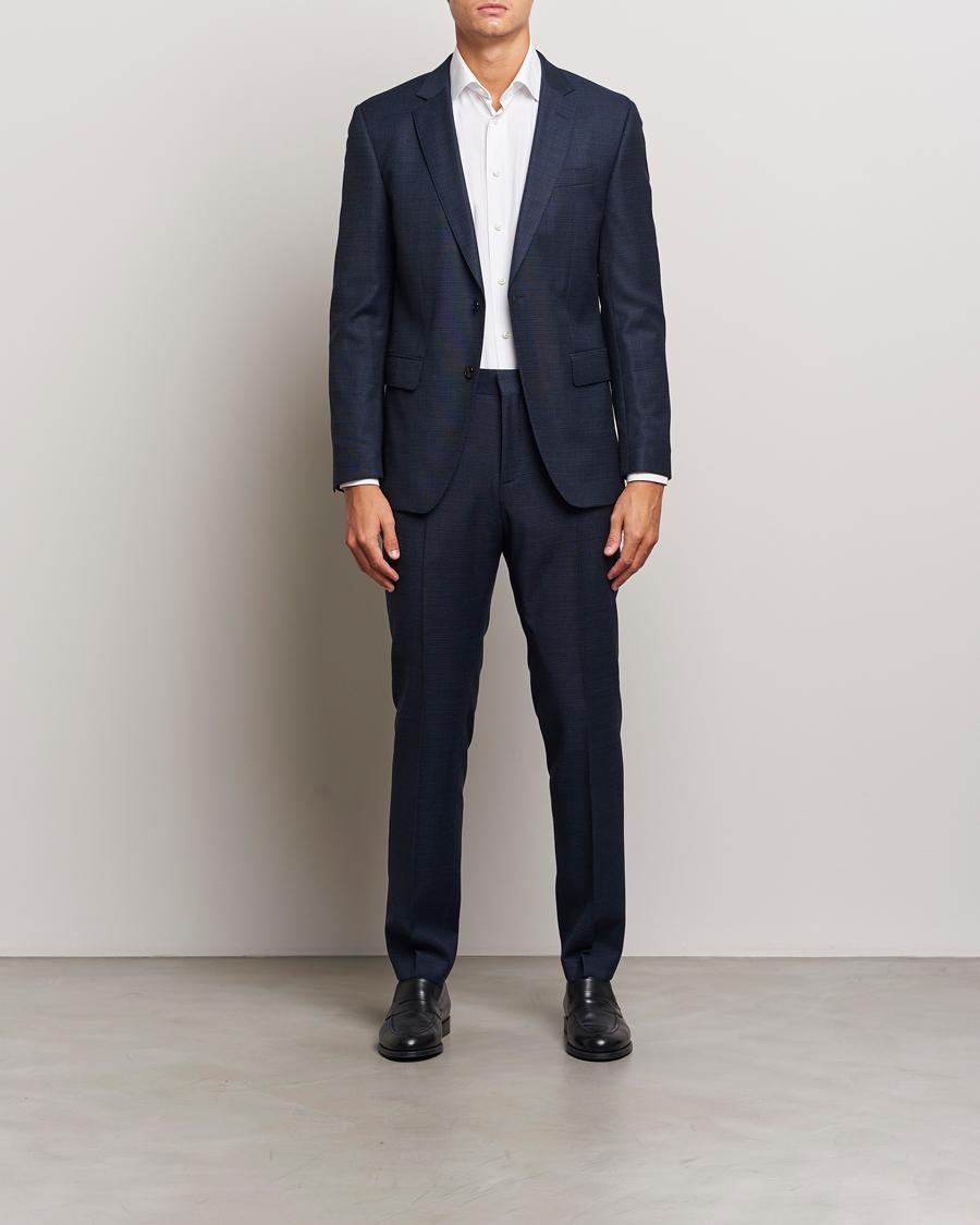 Herren | Anzüge | BOSS BLACK | Huge Wool Suit Open Blue