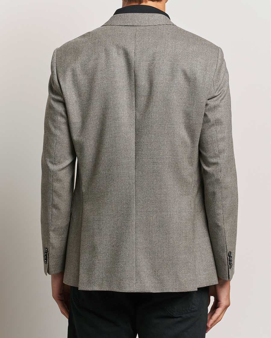 Herren | Sakkos | BOSS BLACK | Hutson Wool Dogtooth Blazer Open White