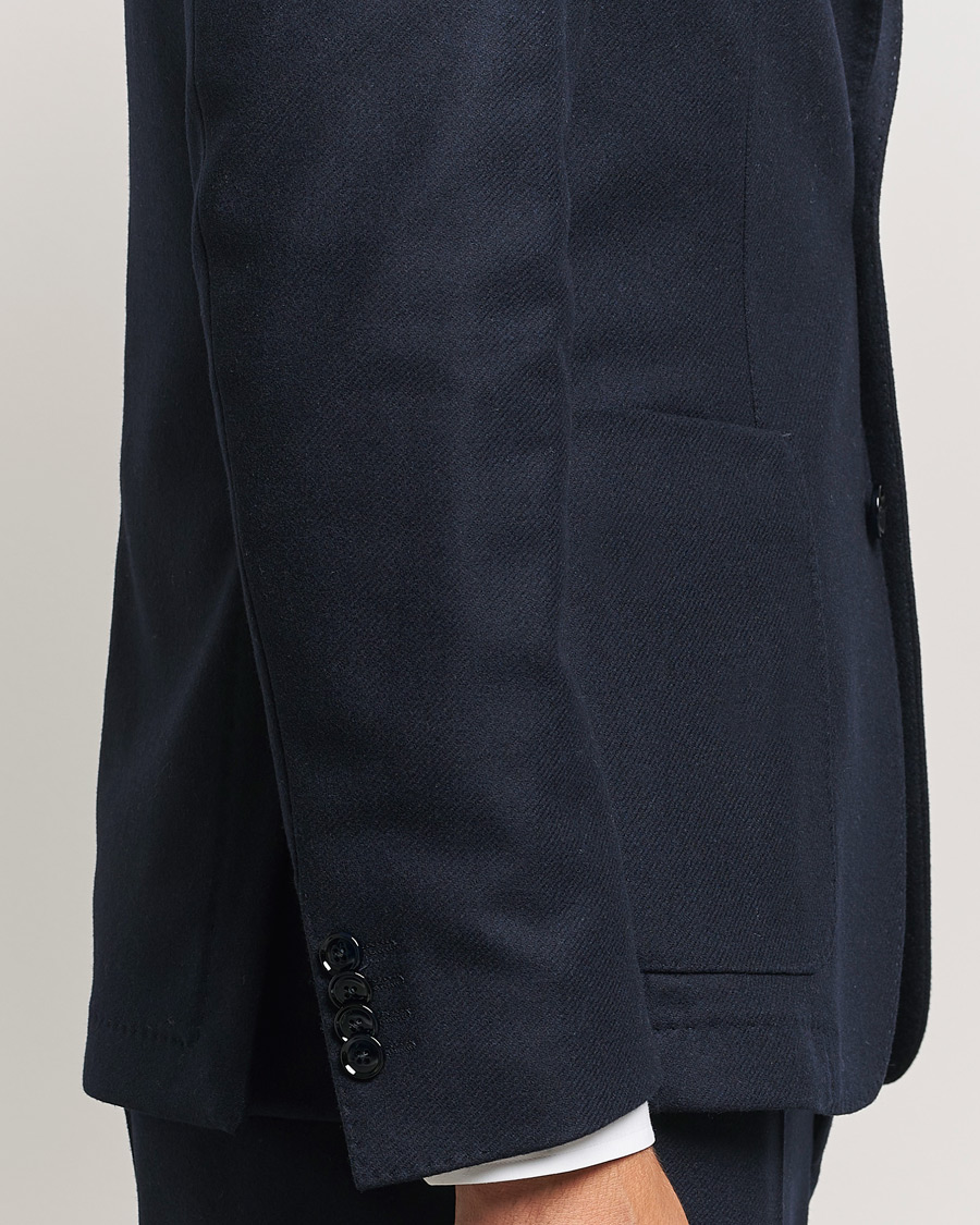 Herren | Sakkos | BOSS BLACK | Hanry Wool Patch Pocket Blazer Dark Blue