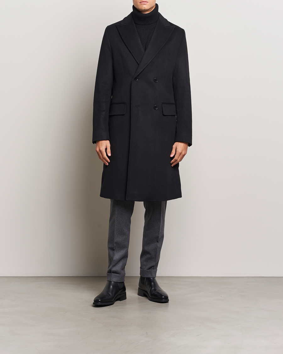 Herren | Jacken | BOSS BLACK | Hyde Double Breasted Coat Black