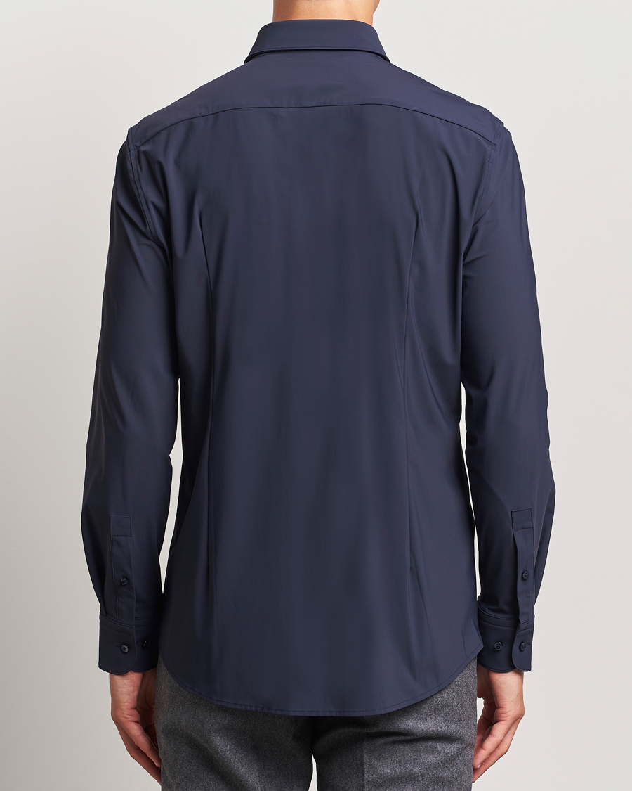 Herren | Hemden | BOSS BLACK | Hank 4-Way Stretch Shirt Dark Blue