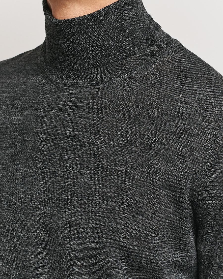Herren | Pullover | BOSS BLACK | Musso Merino Knitted Polo Black