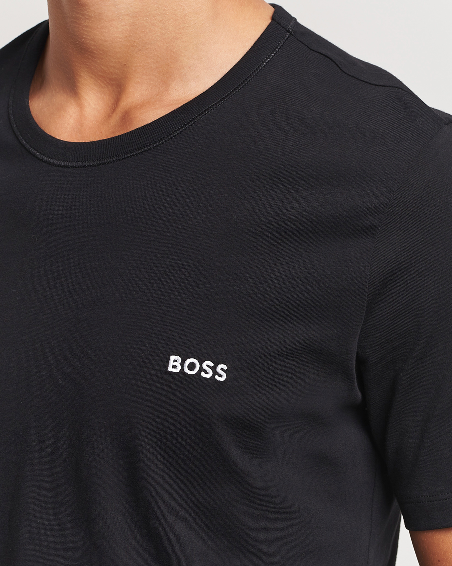 Herren | T-Shirts | BOSS BLACK | 3-Pack Crew Neck T-Shirt Beige/Black/Green