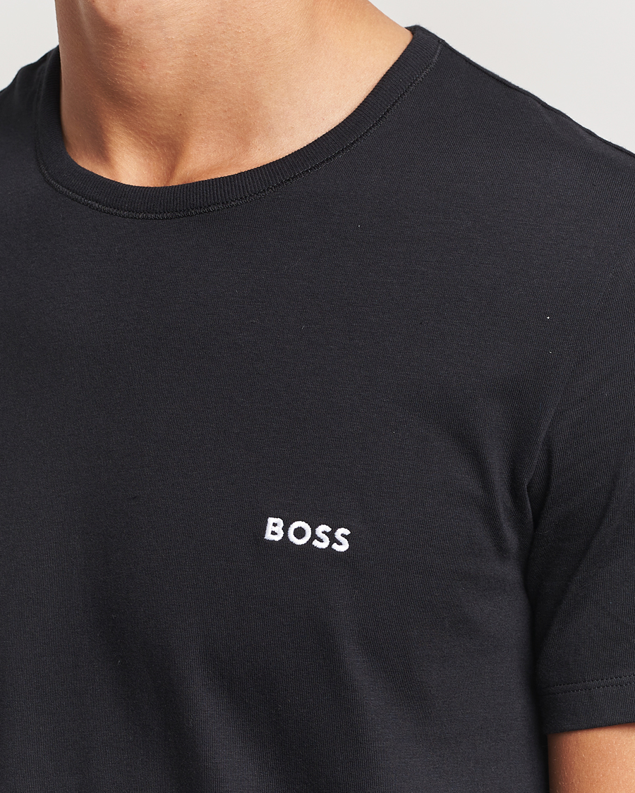 Herren | T-Shirts | BOSS BLACK | 3-Pack Crew Neck T-Shirt Black/Navy/Green