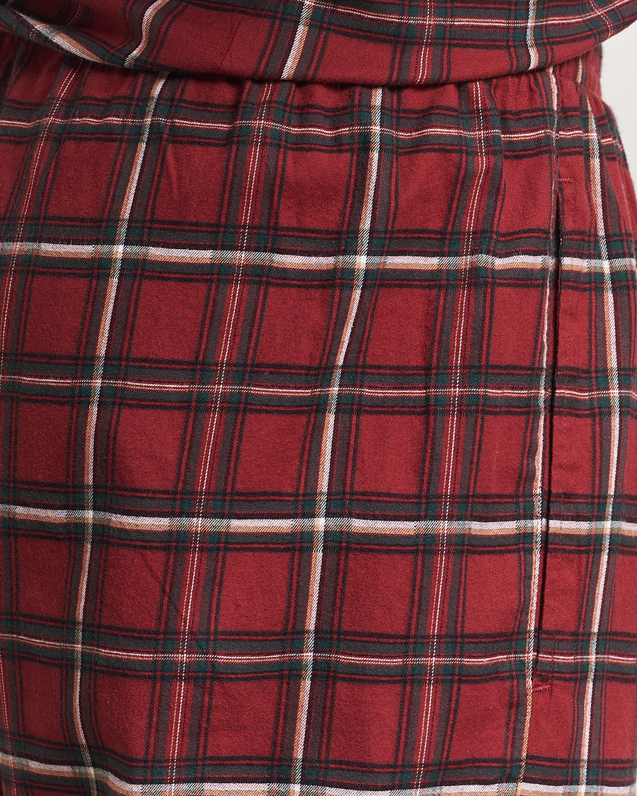 Herren | Schlafanzüge & Bademäntel | BOSS BLACK | Holiday Checked Pyjama Set Dark Red