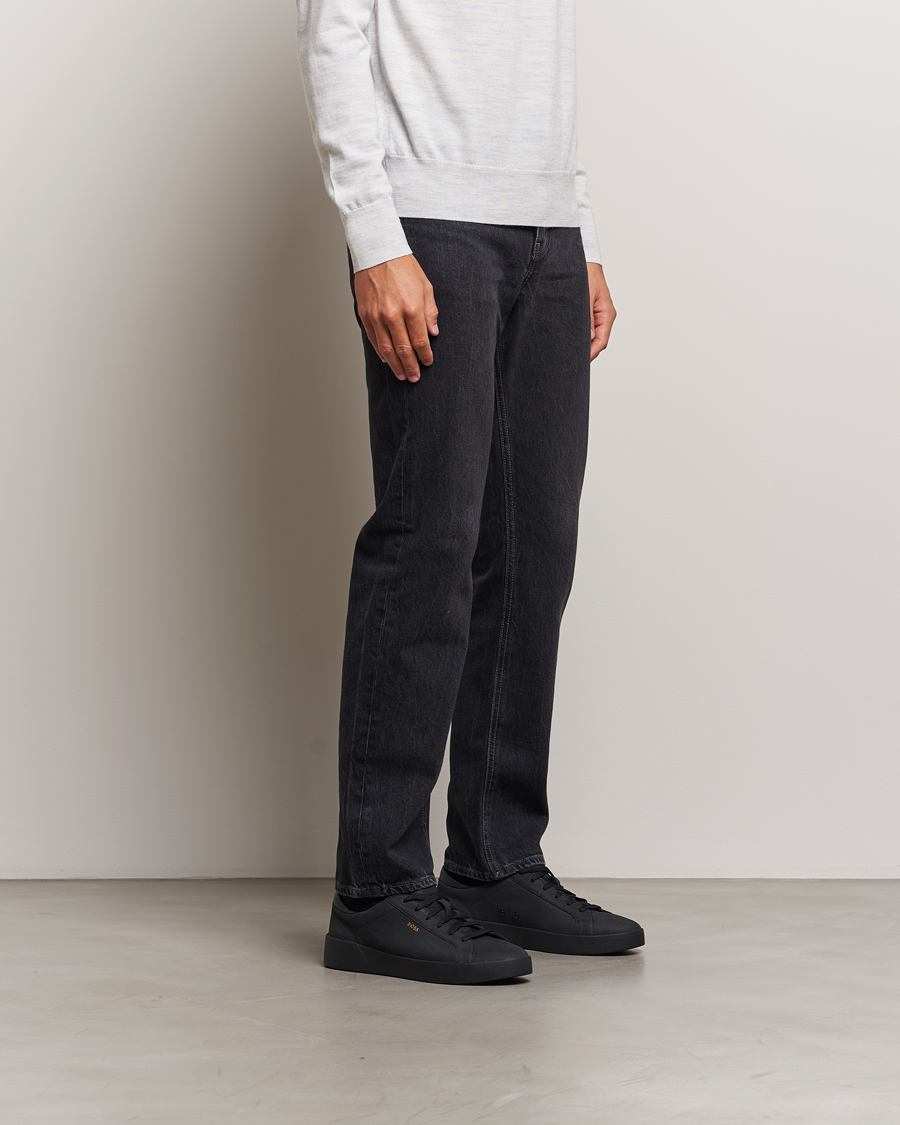 Herren | BOSS BLACK Belwar Leather Sneaker Black | BOSS BLACK | Belwar Leather Sneaker Black