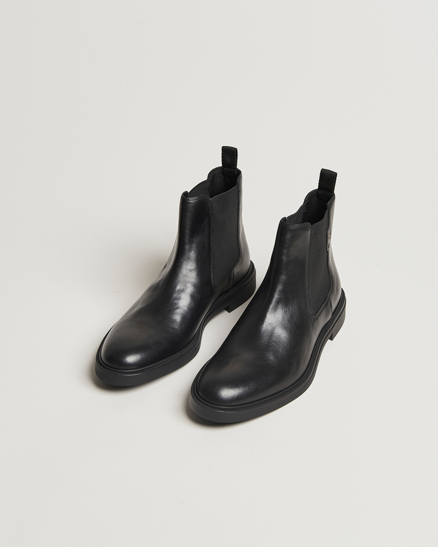 Herren | BOSS BLACK Calev Leather Chelsea Boot Black | BOSS BLACK | Calev Leather Chelsea Boot Black