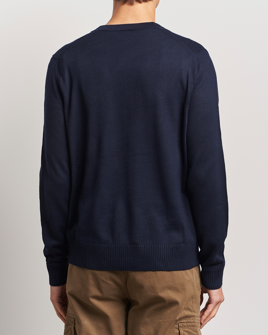Herren | Pullover | BOSS ORANGE | Avac Wool Knitted Cardigan Dark Blue