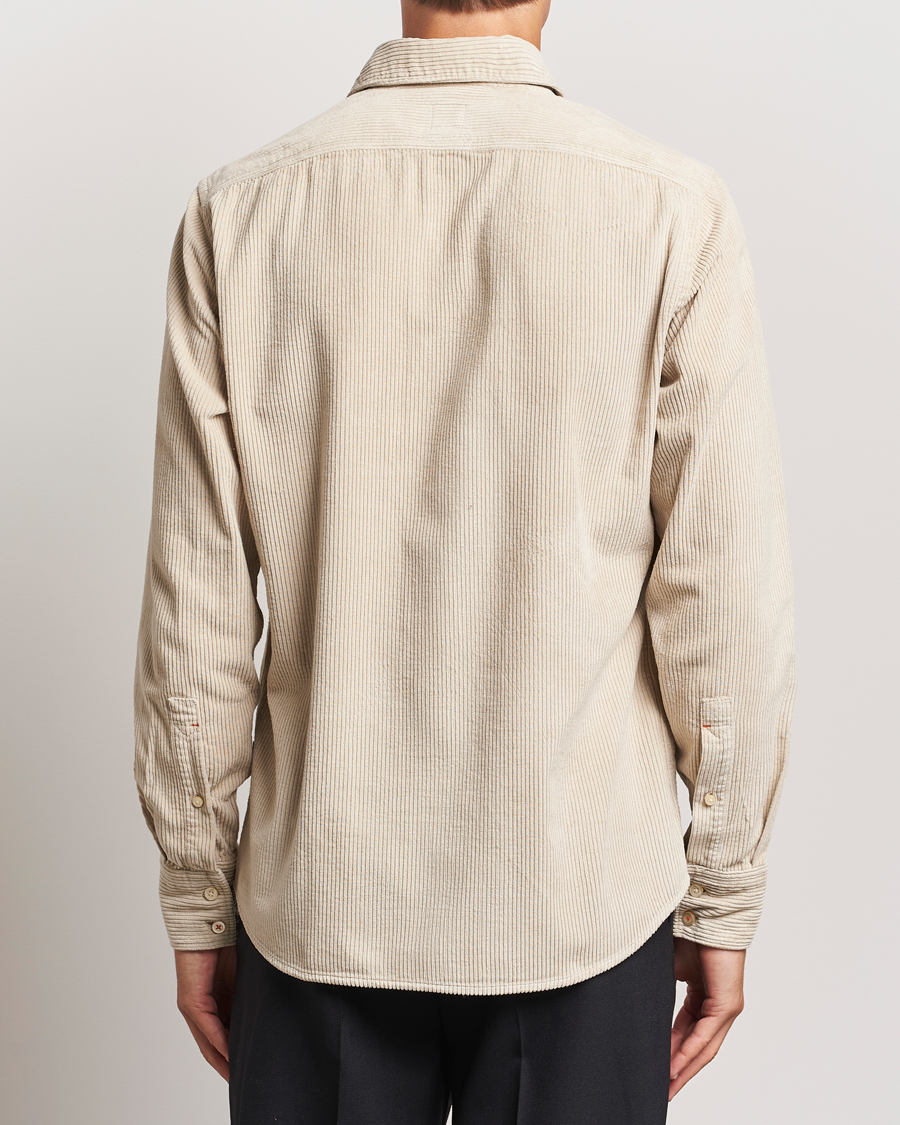 Herren | Hemden | BOSS ORANGE | Relegant Corduroy Shirt Light Beige