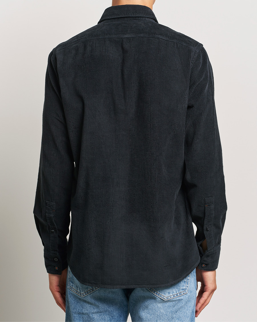 Herren | Hemden | BOSS ORANGE | Relegant Corduroy Shirt Dark Blue