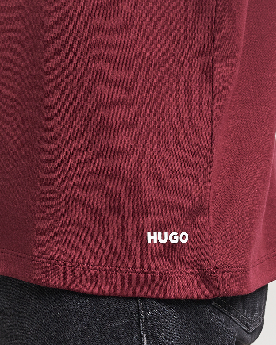 Herren | T-Shirts | HUGO | Dozy Crew Neck T-Shirt Dark Red