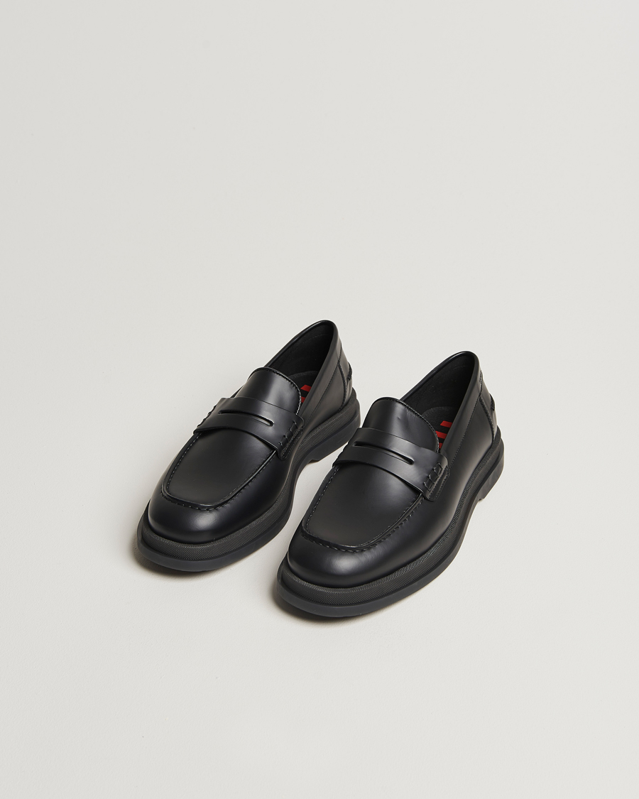 Herren | HUGO Chaol Leather Loafer Black | HUGO | Chaol Leather Loafer Black
