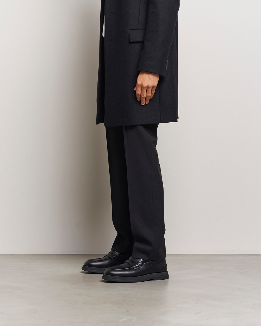 Herren | HUGO Chaol Leather Loafer Black | HUGO | Chaol Leather Loafer Black