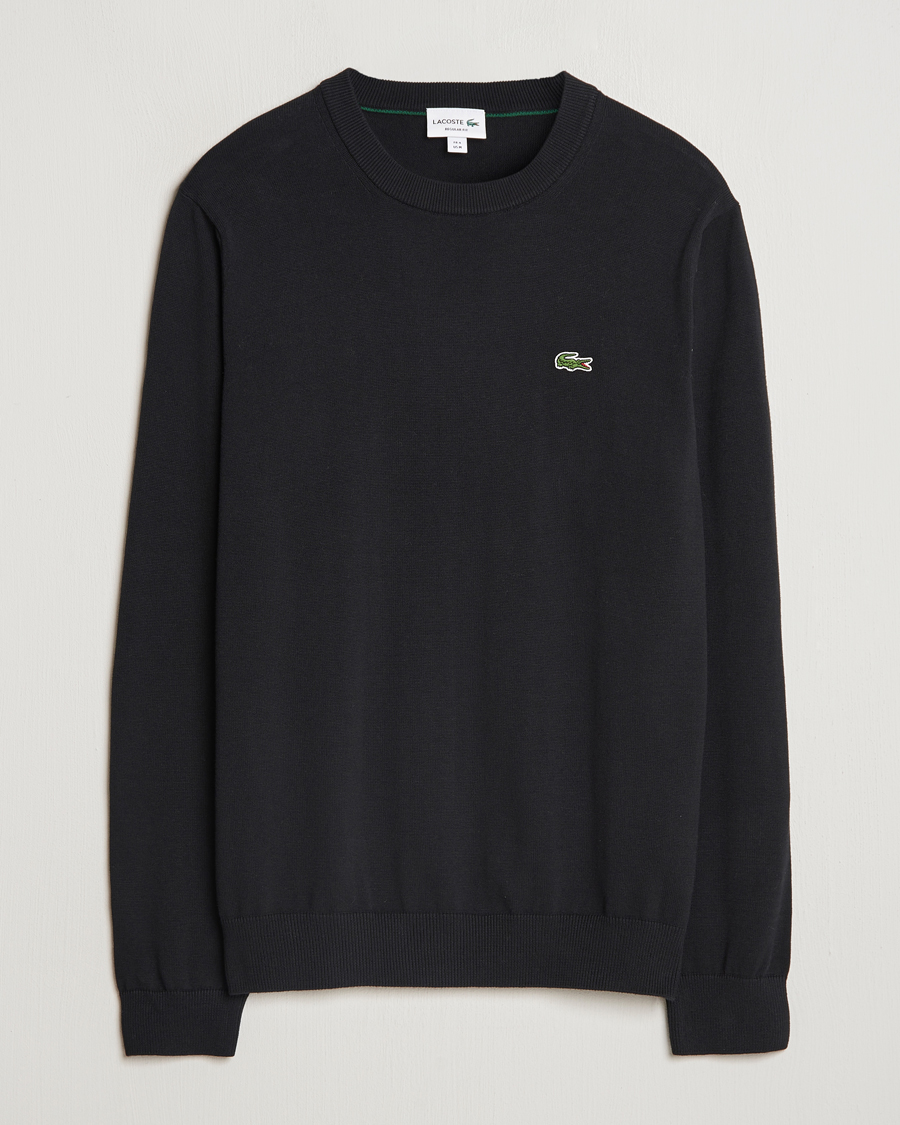 Herren | Pullover | Lacoste | Cotton Knitted Sweater Black