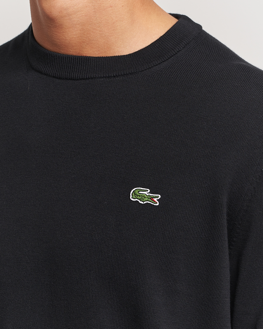 Herren | Pullover | Lacoste | Cotton Knitted Sweater Black