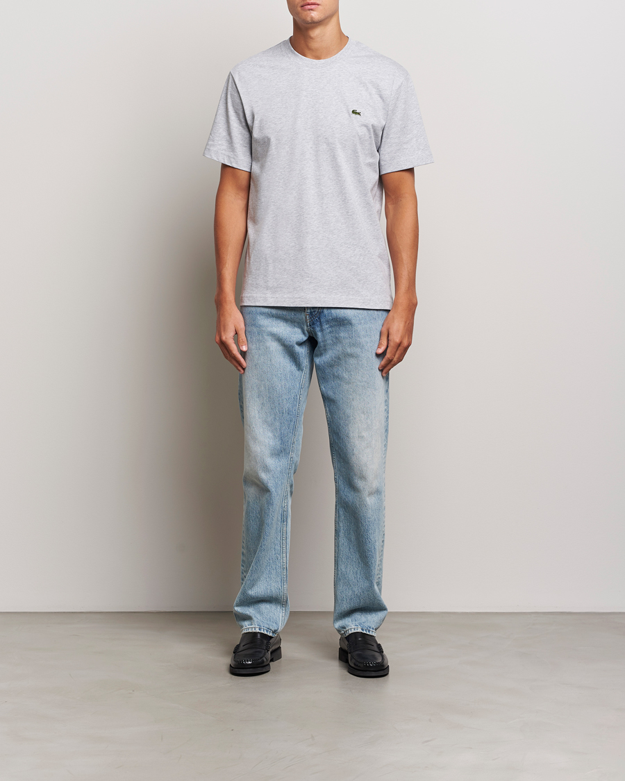 Herren | T-Shirts | Lacoste | Crew Neck T-Shirt Silver Chine