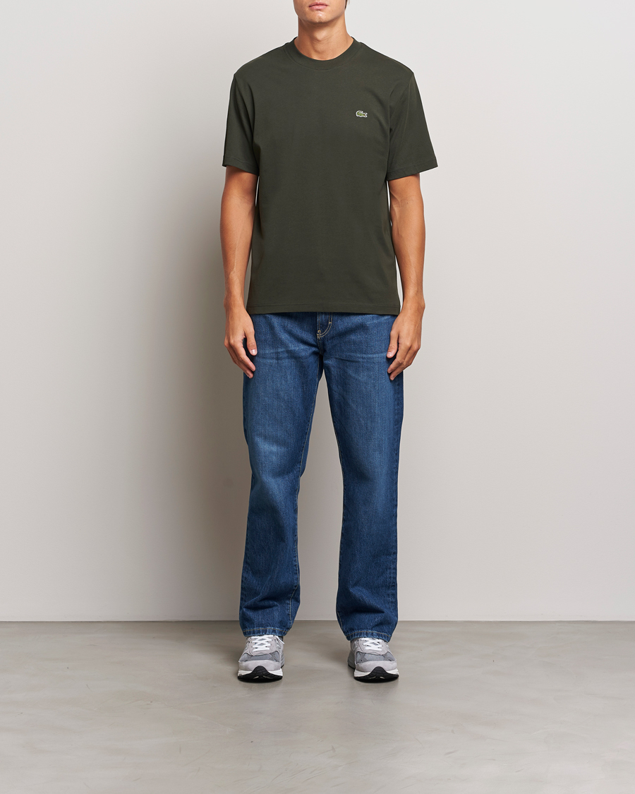 Herren | T-Shirts | Lacoste | Crew Neck T-Shirt Sapwood