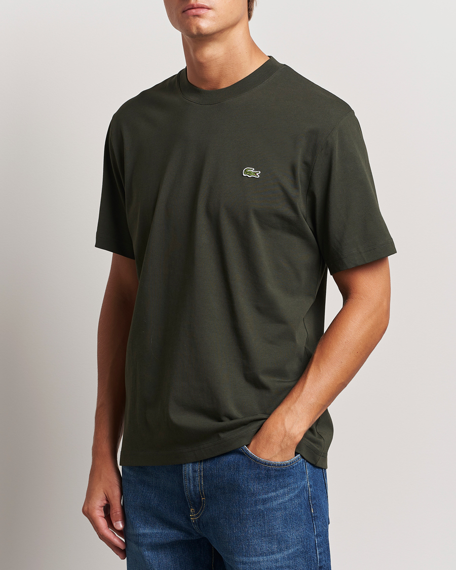 Herren | T-Shirts | Lacoste | Crew Neck T-Shirt Sapwood
