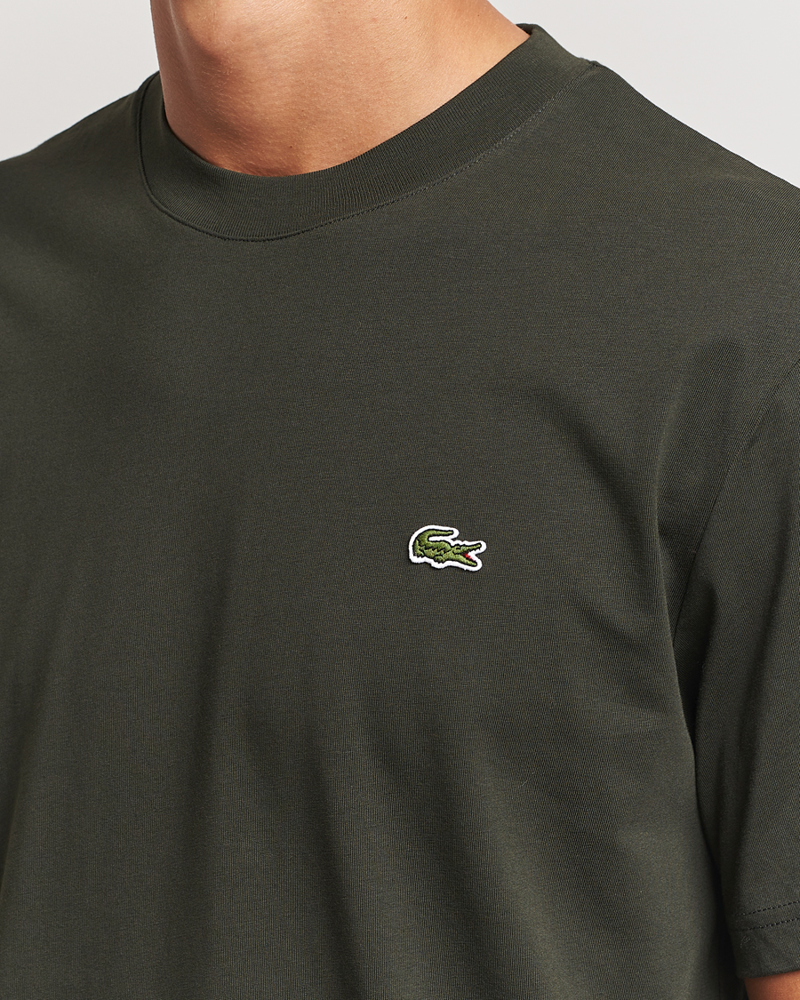 Herren | T-Shirts | Lacoste | Crew Neck T-Shirt Sapwood