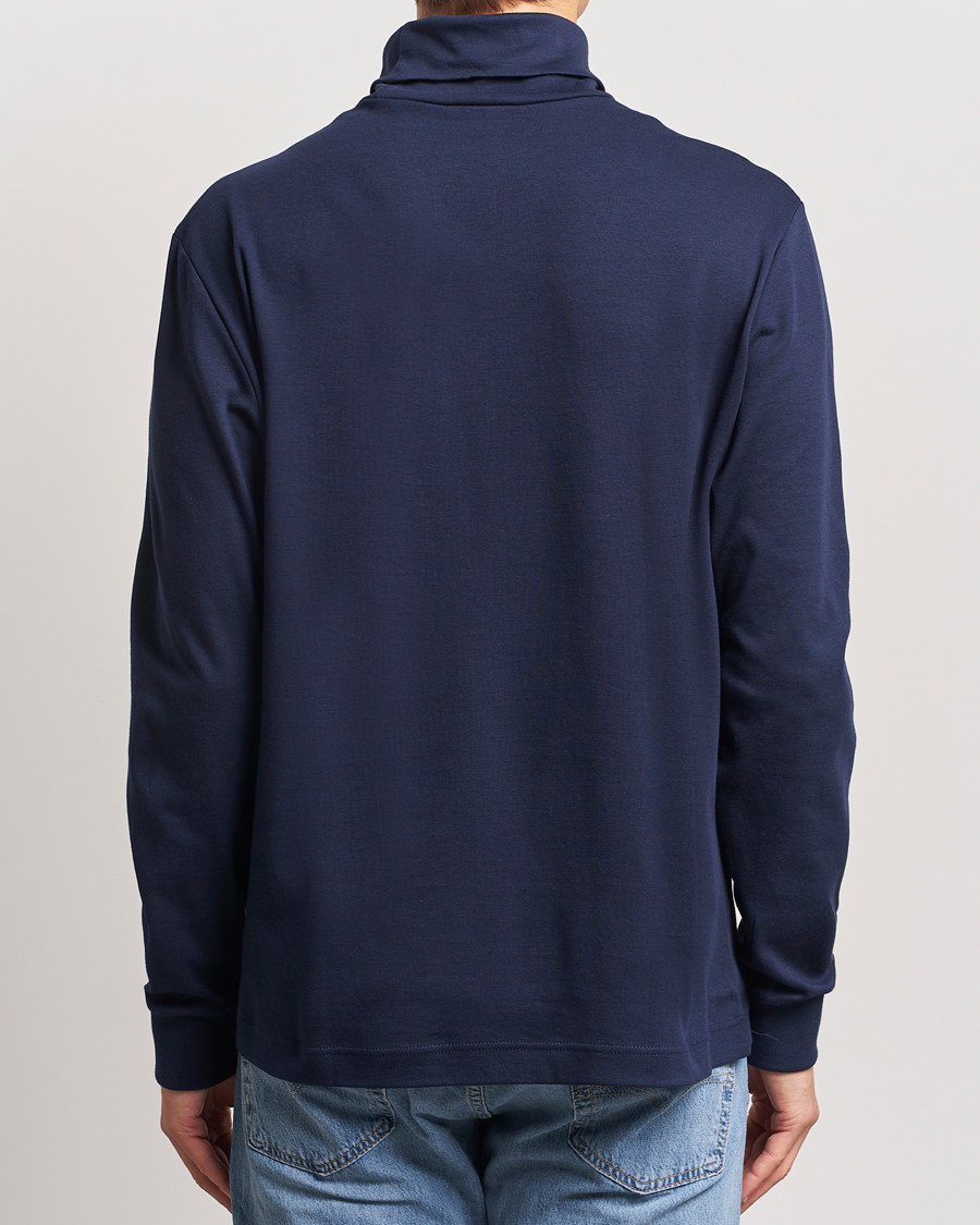Herren | Pullover | Lacoste | Interlock Cotton Rollneck Navy