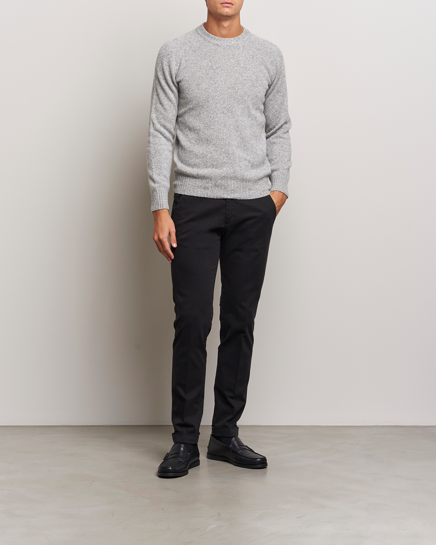 Herren | Hosen | Briglia 1949 | Slim Fit Cotton Stretch Chino Black