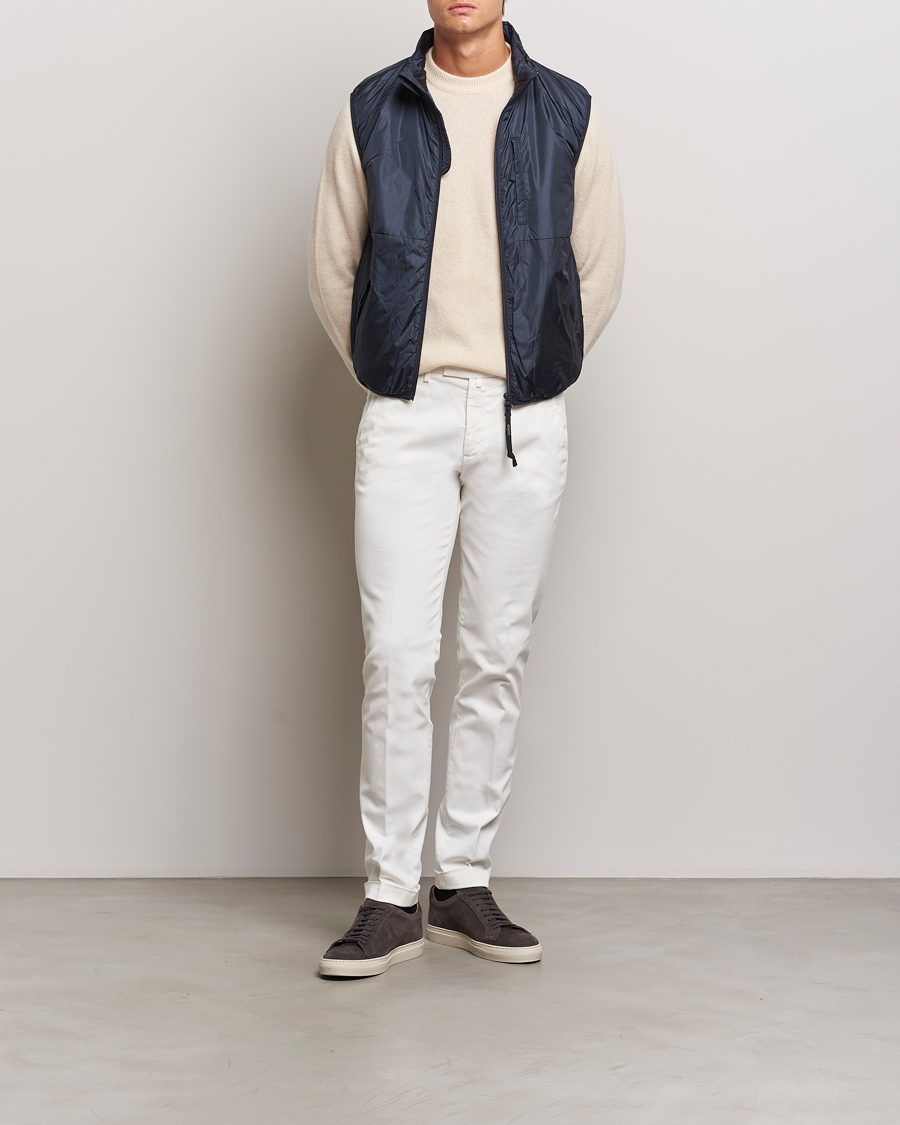 Herren | Hosen | Briglia 1949 | Slim Fit Cotton Stretch Chino Off White