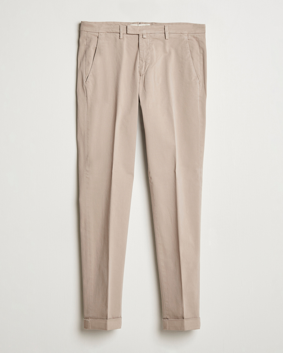 Herren | Hosen | Briglia 1949 | Slim Fit Cotton Stretch Chino Beige