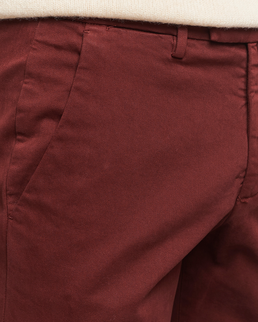 Herren | Hosen | Briglia 1949 | Slim Fit Cotton Stretch Chino Wine