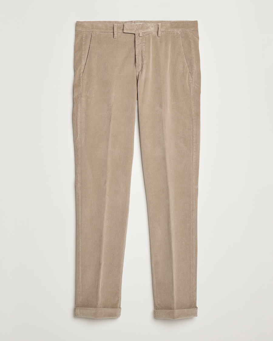 Herren | Hosen | Briglia 1949 | Slim Fit Corduroy Trousers Beige