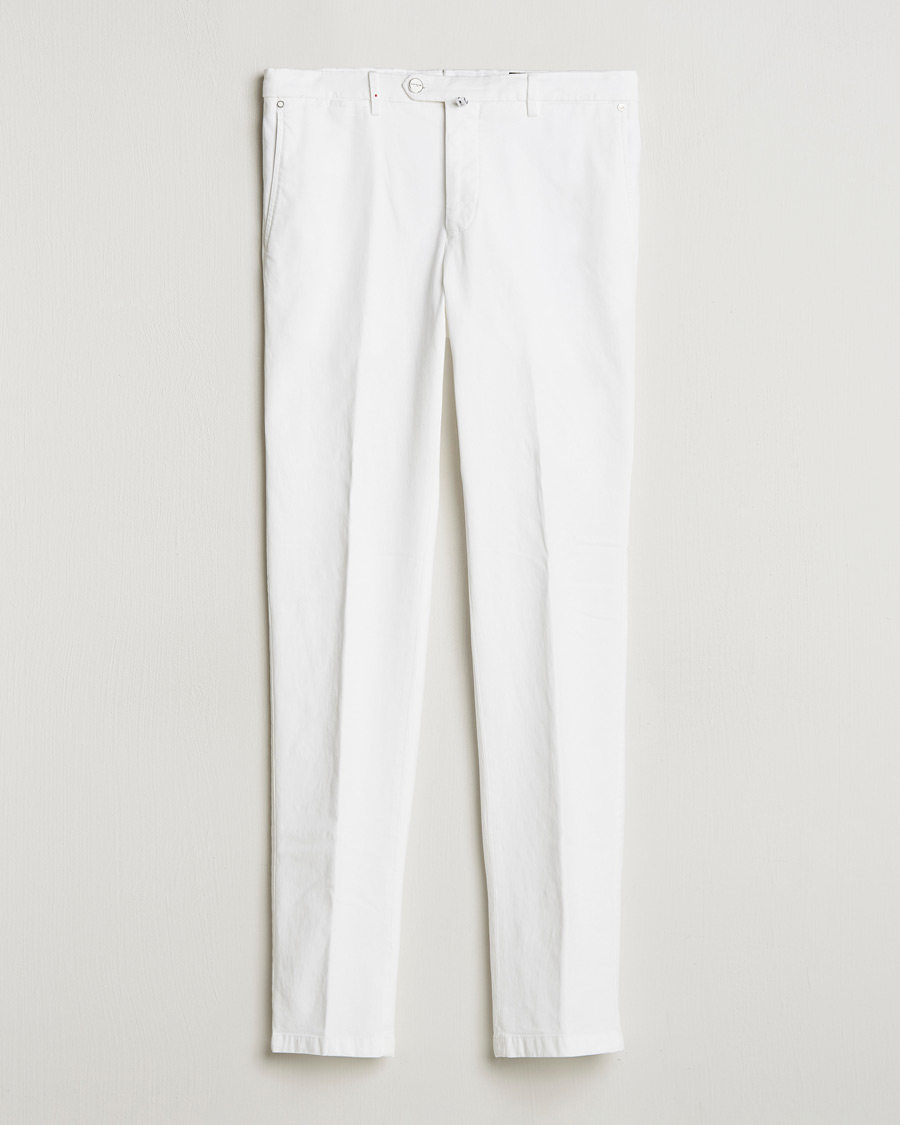 Herren | Hosen | Kiton | Cotton Stretch Trousers Optic White