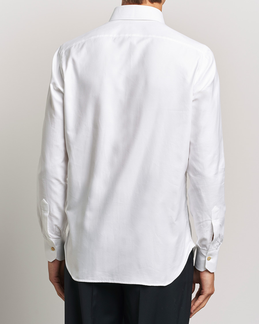Herren | Hemden | Kiton | Slim Fit Button Down Oxford Shirt White