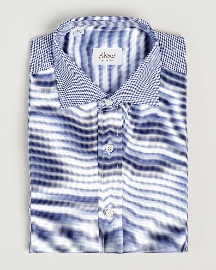 Herren | Hemden | Brioni | Slim Fit Micro Structure Dress Shirt Light Blue