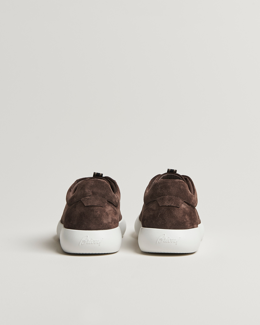 Herren | Brioni Cassetta Sneakers Dark Brown Suede | Brioni | Cassetta Sneakers Dark Brown Suede