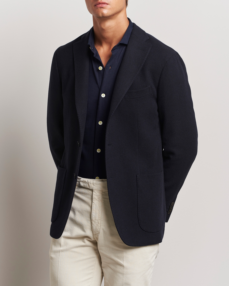 Herren | Sakkos | Boglioli | K Jacket Wool/Cashmere Blazer Navy