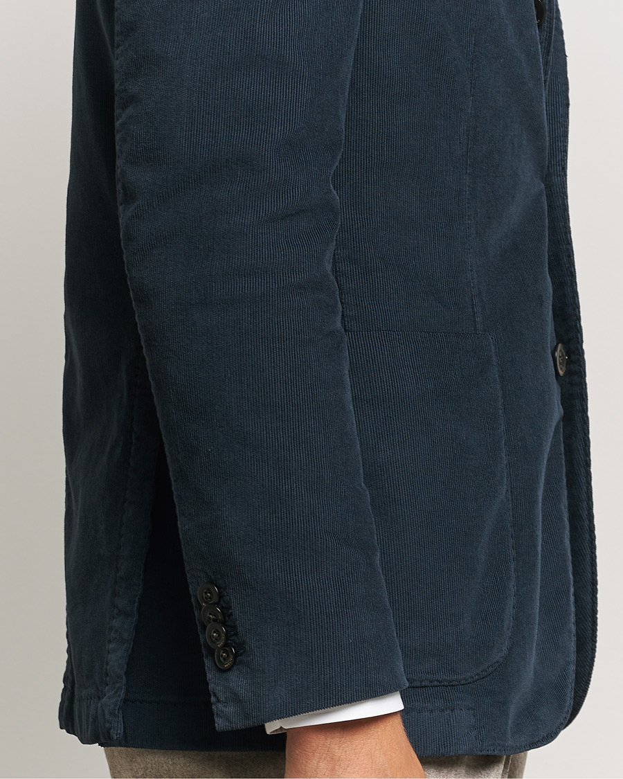Herren | Sakkos | Boglioli | K Jacket Corduroy Blazer Navy