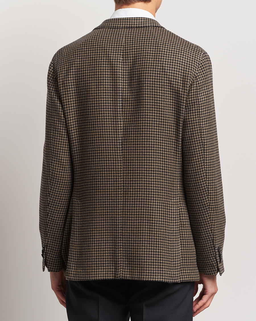 Herren | Sakkos | Boglioli | K Jacket Houndstooth Wool Blazer Brown